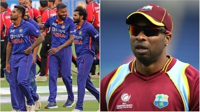 Team India players; Kieron Pollard (ANI/AP) Team India players; Kieron Pollard (ANI/AP)