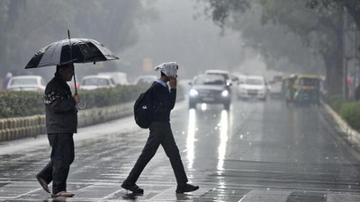 A downpour in New Delhi. (HT File Photo) A downpour in New Delhi. (HT File Photo)
