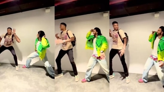 Ranveer Singh taught Tattad Tattad steps to NBA's Giannis.