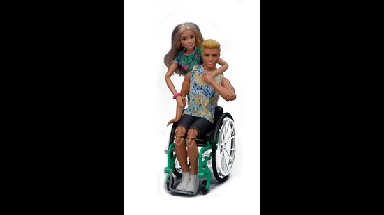 Mattel has lately released differently abled avatars too. There’s a Barbie with a hearing aid and another with a prosthetic limb. In 2021, Mattel released Wheelchair Ken. (Shutterstock)