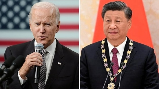 US president Joe Biden and Chinese president Xi Jinping.