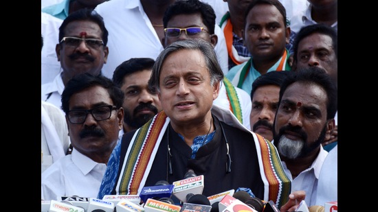 Before deciding to contest, Tharoor met each of the three Gandhis. He’s publicly said they readily assured him they would not, surreptitiously and unofficially, support a favourite candidate. There would be no secret anointing. Word would not be passed down the line indicating their preference. (L. Anantha Krishnan)