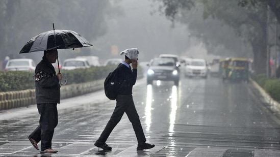 A downpour in New Delhi. (HT File Photo)
