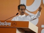 Former Maharashtra chief minister and Shiv Sena chief Uddhav Thackeray addresses the Dussehra rally at Chhatrapati Shivaji Maharaj Park, Dadar. (ANI file) Former Maharashtra chief minister and Shiv Sena chief Uddhav Thackeray addresses the Dussehra rally at Chhatrapati Shivaji Maharaj Park, Dadar. (ANI file)