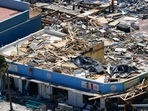 Commercial business are seen in the wake of Hurricane Ian, September 29 in Fort Myers Beach, Fla.(AP) Commercial business are seen in the wake of Hurricane Ian, September 29 in Fort Myers Beach, Fla.(AP)