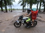 Central America is on alert for the approach of tropical storm Julia, which is moving through the Caribbean and threatens to become a hurricane before making landfall on the coast of Nicaragua, according to the U.S. National Hurricane Center (CNH) and local authorities. (AFP) Central America is on alert for the approach of tropical storm Julia, which is moving through the Caribbean and threatens to become a hurricane before making landfall on the coast of Nicaragua, according to the U.S. National Hurricane Center (CNH) and local authorities. (AFP)