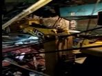 A rescue operation is on to locate others the people suspected to be trapped in debris.