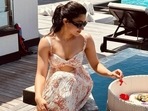 Rashmika Mandanna enjoys a vacation in the Maldives. Rashmika Mandanna enjoys a vacation in the Maldives. 