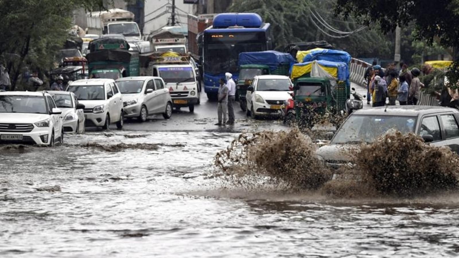 Delhi sees a new record amid heavy rain over last 24 hours Latest