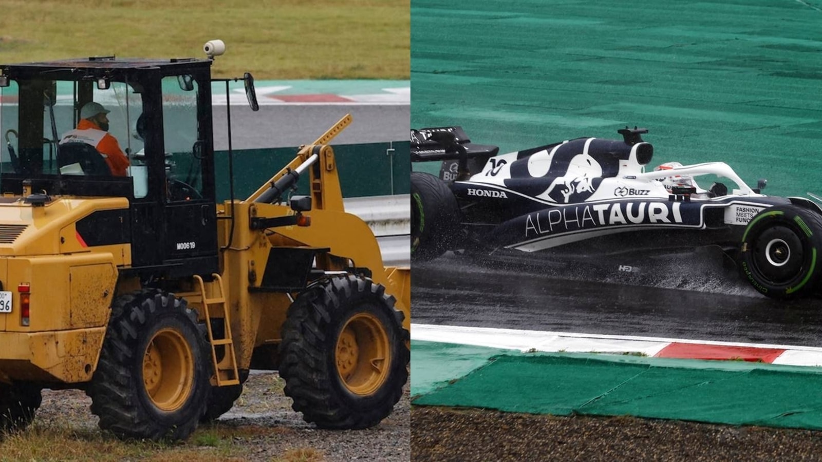 Formula 1 drivers left fuming due to tractor on track in Japanese GP - Watch