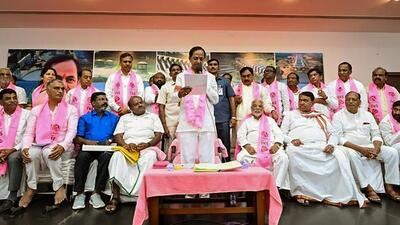 The rechristening of Telangana Rashtra Samithi (TRS) as Bharat Rashtra Samithi (BRS) by party president and chief minister K Chandrasekhar Rao has left a big question mark on the party’s Telangana identity, political analysts said on Sunday. (PTI) The rechristening of Telangana Rashtra Samithi (TRS) as Bharat Rashtra Samithi (BRS) by party president and chief minister K Chandrasekhar Rao has left a big question mark on the party’s Telangana identity, political analysts said on Sunday. (PTI)