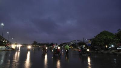 Sustained rain on Saturday and Sunday, along with gusty winds of speeds up to 24miles/hour, helped in the dissipation of pollutants and air quality remained good for the third consecutive day on Sunday . (Parveen Kumar/HT Photo) Sustained rain on Saturday and Sunday, along with gusty winds of speeds up to 24miles/hour, helped in the dissipation of pollutants and air quality remained good for the third consecutive day on Sunday . (Parveen Kumar/HT Photo)