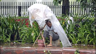 With 74.3mm rain on Saturday, Delhi crossed its normal annual rainfall mark of 774.4mm. (ANI) With 74.3mm rain on Saturday, Delhi crossed its normal annual rainfall mark of 774.4mm. (ANI)