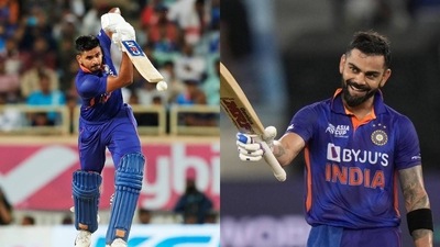 Shreyas Iyer; Virat Kohli Shreyas Iyer; Virat Kohli