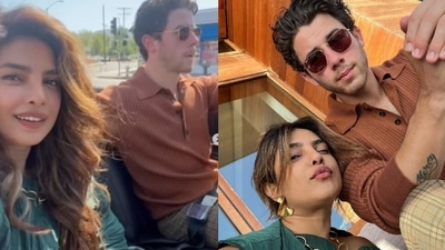 Priyanka Chopra and Nick Jonas spent a fun day in Los Angeles. Priyanka Chopra and Nick Jonas spent a fun day in Los Angeles.
