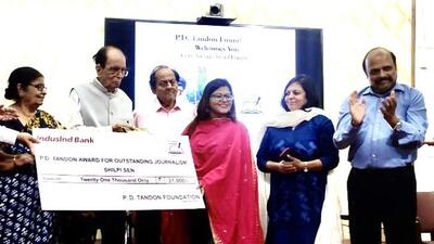 Lucknow journalists get PD Tandon Award for outstanding journalism (sourced)