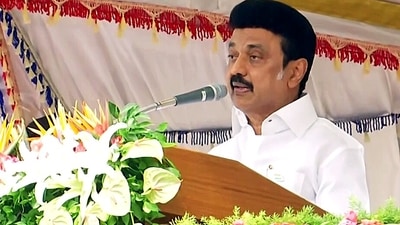 File photo of Tamil Nadu CM MK Stalin. (ANI) (HT_PRINT)