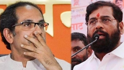 Uddhav Thackeray and Eknath Shinde Uddhav Thackeray and Eknath Shinde