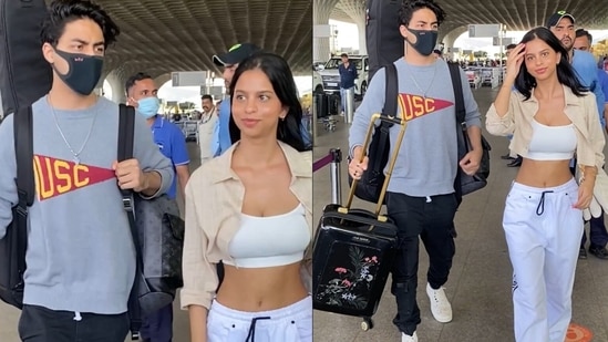 Suhana Khan Is Back From London, Spotted In A Cool Airport Look