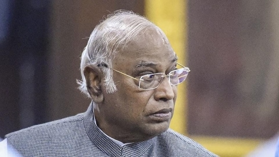 File image of Mallikarjun Kharge. (PTI)