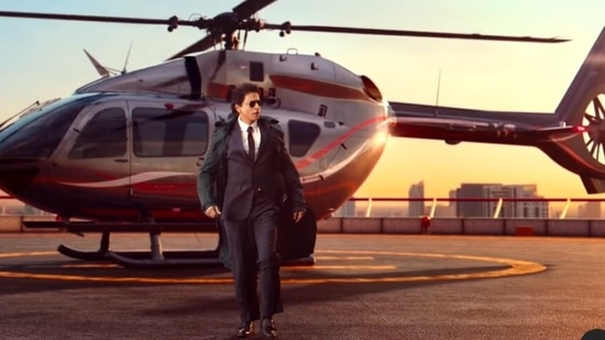 Shah Rukh Khan in a still from the new ad.&nbsp;