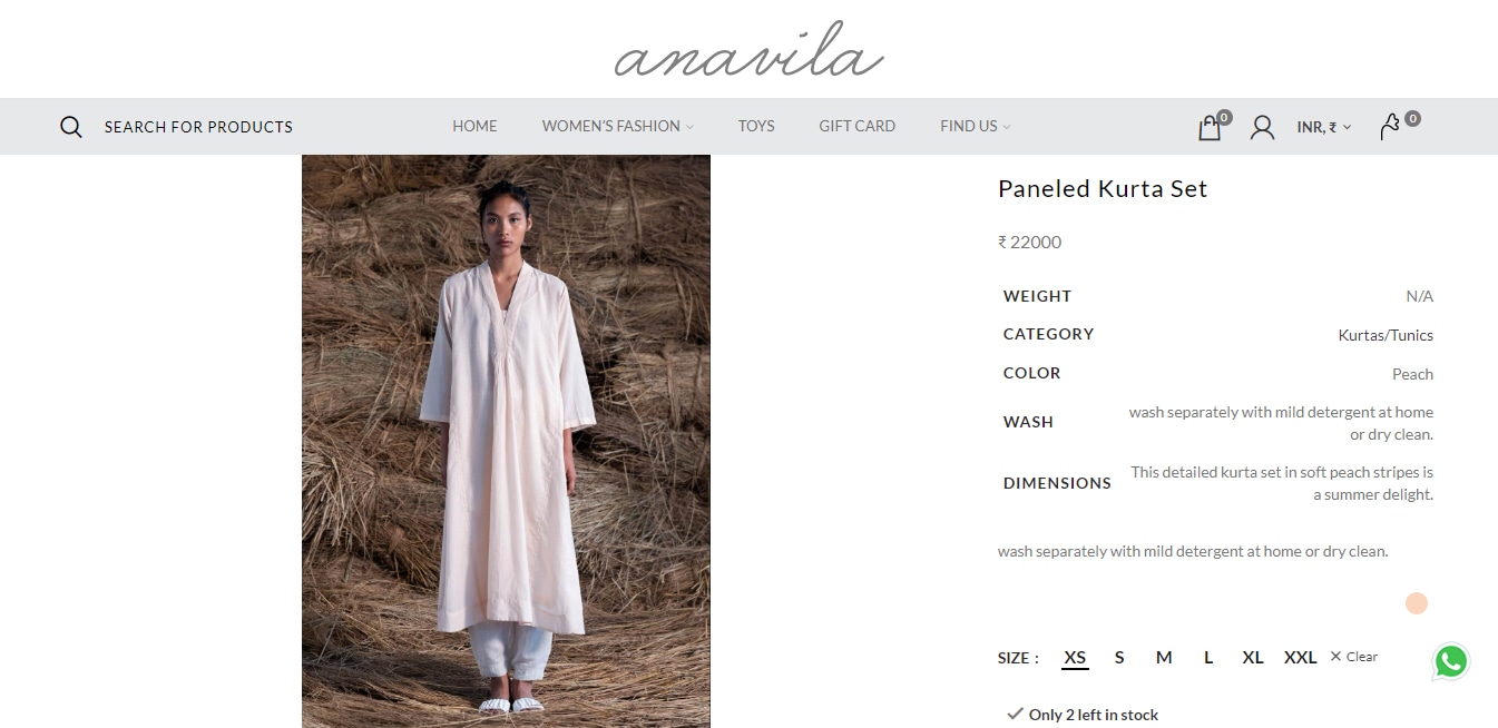 The suit set Deepika Padukone wore at the airport.&nbsp; (anavila.com)