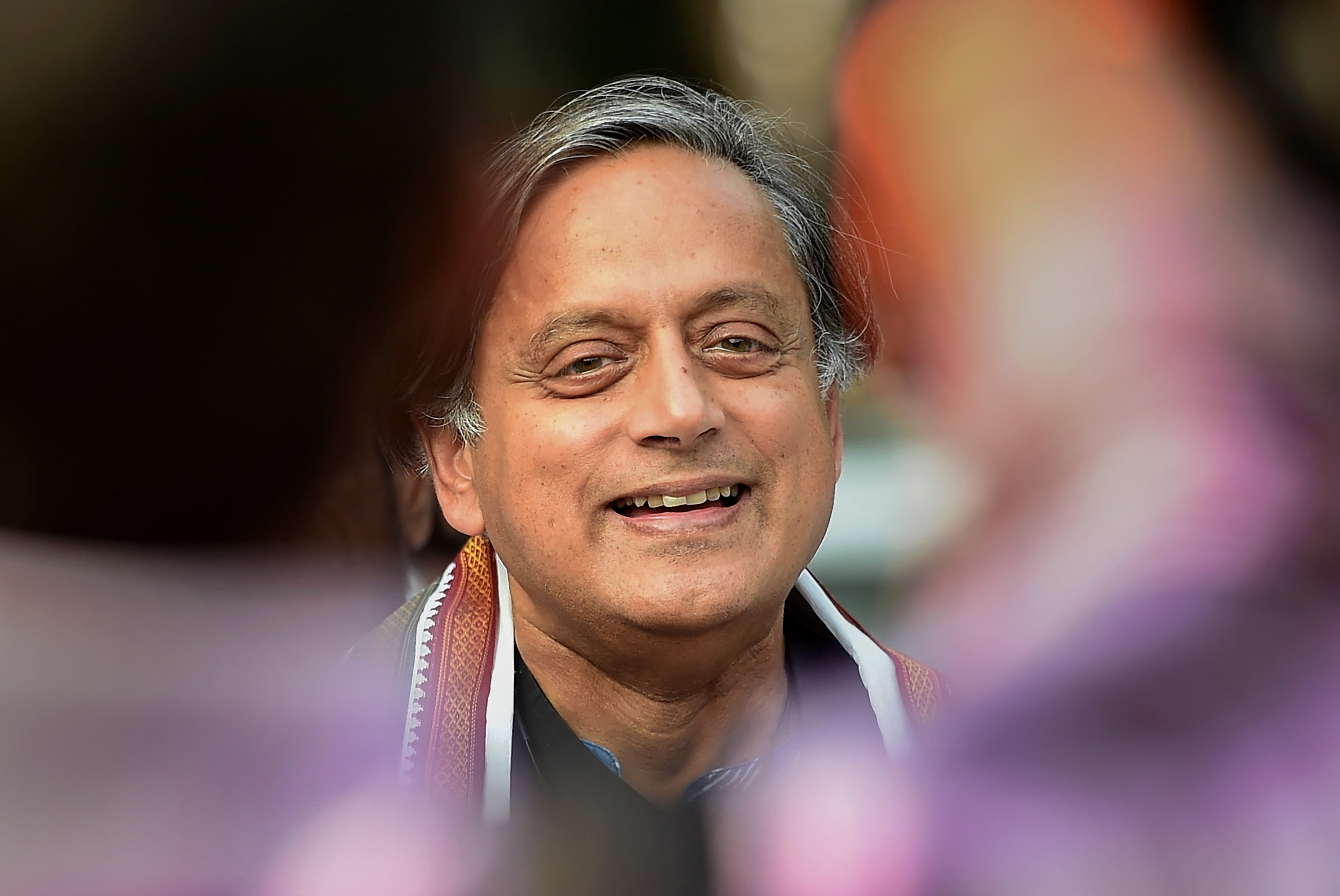 Congress veteran and party's presidential election candidate Shashi Tharoor. (PTI)