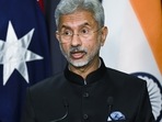 India's External Affairs Minister Subramanyam Jaishankar speaks during a press conference after a bilateral meeting at Parliament House in Canberra, Australia, India's External Affairs Minister Subramanyam Jaishankar speaks during a press conference after a bilateral meeting at Parliament House in Canberra, Australia, 