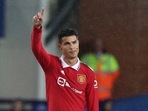 Premier League - Everton v Manchester United - Manchester United's Cristiano Ronaldo celebrates scoring their second goal