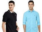 T-shirts and shirts are staple, everyday wear for men.