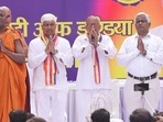 AAP leader Rajendra Pal Gautam posted photos from the event which took place in Delhi on October 5, on the occasion of Vijaya Dashami. AAP leader Rajendra Pal Gautam posted photos from the event which took place in Delhi on October 5, on the occasion of Vijaya Dashami.