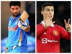 Yuvraj Singh and Cristiano Ronaldo Yuvraj Singh and Cristiano Ronaldo