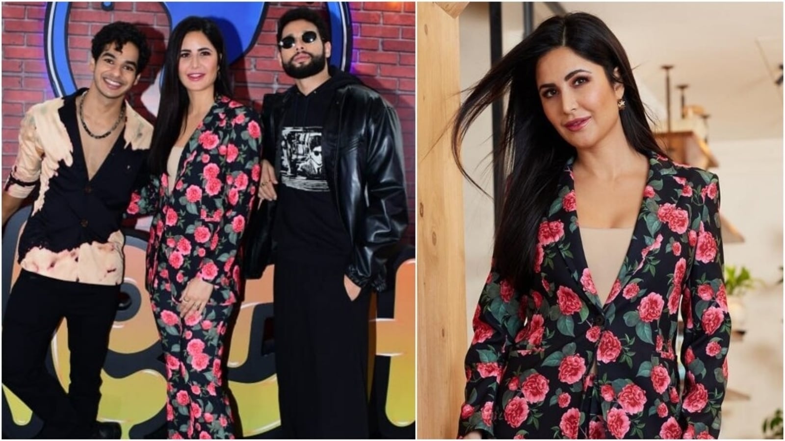 katrina-kaif-with-siddhant-chaturvedi-and-ishaan-khatter-attends-phone-bhoot-trailer-launch-in-chic-powersuit-see-pics