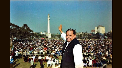 Mulayam Singh Yadav at a rally (HT File Photo) Mulayam Singh Yadav at a rally (HT File Photo)