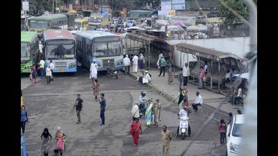 Although the work of the Pune metro is nearly over at Shivajinagar, the Maharashtra State Road Transport Corporation (MSRTC) seems to be in no hurry to move back to its original site from Vakadewadi (FILE PHOTO) Although the work of the Pune metro is nearly over at Shivajinagar, the Maharashtra State Road Transport Corporation (MSRTC) seems to be in no hurry to move back to its original site from Vakadewadi (FILE PHOTO)