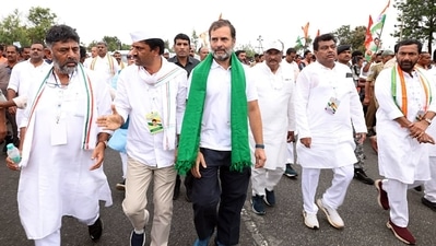 Congress will organise three yatras in the next few months covering every assembly constituency in the state. (Congress Twitter) Congress will organise three yatras in the next few months covering every assembly constituency in the state. (Congress Twitter)