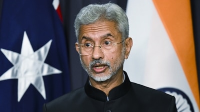 India's External Affairs Minister Subramanyam Jaishankar speaks during a press conference after a bilateral meeting at Parliament House in Canberra, Australia, (AP) India's External Affairs Minister Subramanyam Jaishankar speaks during a press conference after a bilateral meeting at Parliament House in Canberra, Australia, (AP)