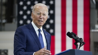 Joe Biden: US President Joe Biden is seen. (AP)
