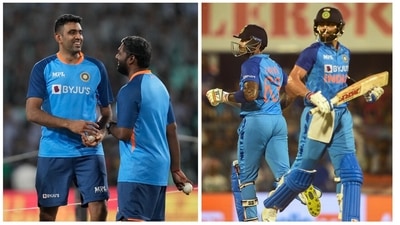 During a press conference, Ravichandran Ashwin was asked about Virat Kohli's non-selection (AP-PTI) During a press conference, Ravichandran Ashwin was asked about Virat Kohli's non-selection (AP-PTI)
