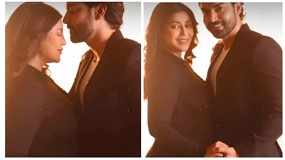 Debina Bonnerjee with Gurmeet Choudhary. Debina Bonnerjee with Gurmeet Choudhary. 
