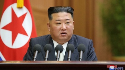 Kim described a series of exercises since Sept. 25, which included the first missile fired over Japan in five years, as a “severe warning” to the US and its allies. (File) (AFP) Kim described a series of exercises since Sept. 25, which included the first missile fired over Japan in five years, as a “severe warning” to the US and its allies. (File) (AFP)