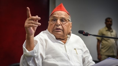 In this Tuesday, Sept. 3, 2019 file photo, Samajwadi Party patron Mulayam Singh Yadav addresses a press conference, in Lucknow. Yadav passed away at the age of 82, on Monday, Oct. 10, 2022. (PTI Photo/Nand Kumar) In this Tuesday, Sept. 3, 2019 file photo, Samajwadi Party patron Mulayam Singh Yadav addresses a press conference, in Lucknow. Yadav passed away at the age of 82, on Monday, Oct. 10, 2022. (PTI Photo/Nand Kumar)