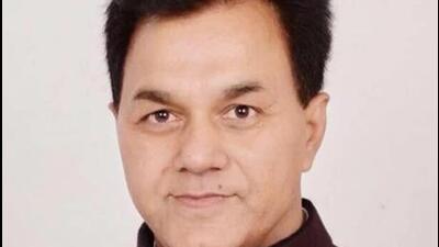 Congress Legislature Party deputy leader Dr Raj Kumar Chabbewal was leading a protest by Congress leaders in Hoshiarpur district on Monday. Congress leaders put forth the demand to dismiss Sarari from the cabinet on the basis of the audio circulated by his OSD Tarsem Lal Kapur. (HT File Photo)