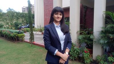 Chandigarh’s Nehal Verman, winner of the ‘British deputy high commissioner for a Day’ contest. (HT Photo)