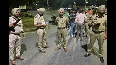 Mohali police on Monday submitted a challan in the Mohali rocket-propelled grenade (RPG) attack case, five months after the attack on the third floor of the Punjab Police intelligence headquarters, in a local Mohali court. (HT File Photo)