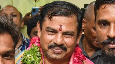 More than a month-and-a-half after being suspended from the Bharatiya Janata Party for making alleged blasphemous comments against Prophet Mohammad, party MLA from Hyderabad T Raja Singh on Monday assured that he would not do anything that brings disrespect to the party. (PTI)