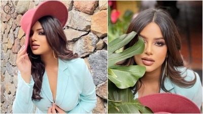 Harnaaz Sandhu shares jaw-dropping pictures of herself on Instagram (Instagram) Harnaaz Sandhu shares jaw-dropping pictures of herself on Instagram (Instagram)