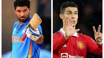 Yuvraj Singh and Cristiano Ronaldo Yuvraj Singh and Cristiano Ronaldo