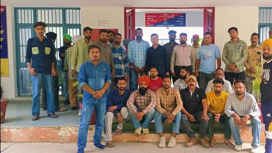 Inspector Rajesh Thakur, Daresi station house officer, said the body was handed over to the family after conducting a post mortem at the civil hospital. (HT OHOTO)