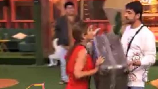 Archana Gautam and Shalin Bhanot fight in the latest episode of Bigg Boss.